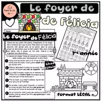 Aperçu - Préparation de séance / Séance complète - Situation-problème mathématiques Le foyer de Félicia - Page de couverture