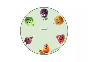 Vista previa - Juegos / Gamificación - Ruletas de vocabulario de frutas - página 2