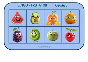 Vista previa - Juegos / Gamificación - BINGO FRUTA X8 - página 3