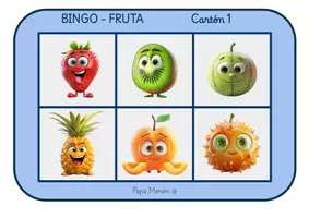 Vista previa - Juegos / Gamificación - BINGO FRUTA X6 - Portada