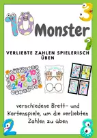 Vorschau - Spiele - Verliebte Zahlen spielerisch üben (Brett- und Kartenspiele) - Deckblatt