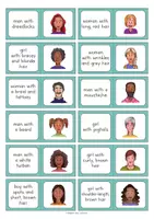 anteprima - Materiale di supporto/inclusione - Describing people Domino (inglese) - Pagina 3