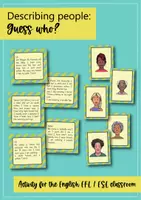 anteprima - Esercizi - Describing people - Guess who? - attività (inglese) - Pagina 1