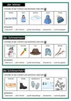 Vorschau - Fördermaterial/Inklusion - Geschichten schreiben: Winter - Seite 1