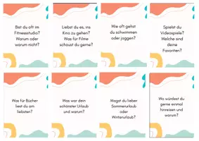 Vorschau - Aufgabenkarten - 101 Gesprächskarten zur Spontanrede – Niveau A2 - Seite 2
