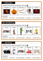 Vorschau - Fördermaterial/Inklusion - Geschichten schreiben: Herbst & Halloween - Seite 3