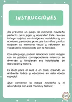 Vista previa - Tarjetas / Manipulativos - Memory Navideño - página 1