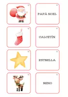 Vista previa - Tarjetas / Manipulativos - Memory Navideño - página 2
