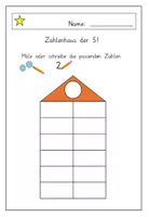 Vorschau - Arbeitsblätter - Zahlzerlegung an Stationen festigen - Klasse 1 - Seite 1