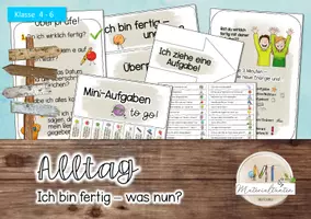 Vorschau - Arbeitsblätter - Ich bin fertig und dann? - Seite 1