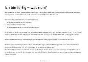 Vorschau - Arbeitsblätter - Ich bin fertig und dann? - Seite 2