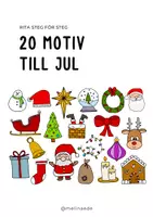förhandsvisning - 20 motiv att rita till jul - steg för steg - sida 2