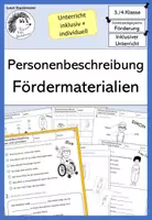 Vorschau - Arbeitsblätter - Personenbeschreibung - Fördermaterialien - Deckblatt