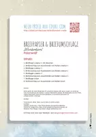 Vorschau - Arbeitsblätter - Briefpapier Wintertiere "Polarwölfe" (4 Lineaturen) - Seite 1