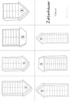 Vorschau - Arbeitsblätter - Zahlen zerlegen - kleines Faltbuch für die Hosentasche - Seite 1