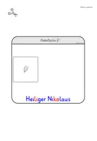 Vorschau - Arbeitsblätter - Heilige im Advent Klasse 1-2 FLIPBOOK differenziert - Seite 3