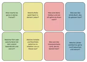 Vorschau - Aufgabenkarten - B1 Sprechen – 101 Gesprächskarten zur Spontanrede mit Redemitteln - Deckblatt