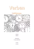 Vorschau - Merkblätter - Übersicht Zeitformen - Deckblatt