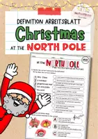 Vorschau - Arbeitsblätter - Christmas: Arbeitsblatt | Finde the definition | worksheet - Deckblatt