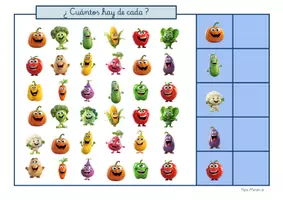 Vista previa - Juegos / Gamificación - CUANTOS HAY EN EL HUERTO - página 1