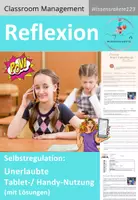 Vorschau - Lehrpläne/Lehrermaterial - Reflexion: Unerlaubte Handynutzung - Deckblatt