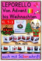 Vorschau - Arbeitsblätter - Advent bis Weihnachten Klasse 1-2 LEPORELLO - Deckblatt