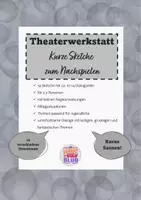 Vorschau - Arbeitsblätter - Theaterwerkstatt: Kurze Sketche zum Nachspielen - Deckblatt