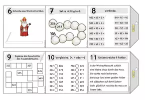 Vorschau - Arbeitsblätter - Adventskalender - Leporello (Klasse 3) - Seite 3