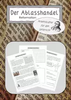 Vorschau - Arbeitsblätter - Materialpaket zur Reformation (Ablasshandel, Turmerlebnis, 95 Thesen) - Seite 1