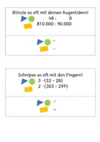 Vorschau - Aufgabenkarten - Bewegte Mathematik zum Kopfrechnen - Seite 3