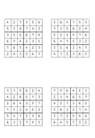 Vorschau - Arbeitsblätter - Sudoku 6x6 Aufgabenkarten - Seite 3