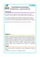 Vista previa - Hojas de trabajo - Cuadernillo de actividades para niños con dislexia - página 1