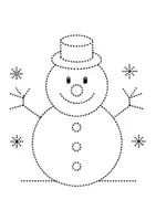 Vorschau - Arbeitsblätter - Prickelbilder / Fensterbilder Thema Winter - Grundschule - Bastelvorlagen - Seite 2
