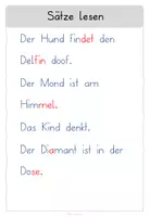 Vorschau - Arbeitsblätter - Erstlesen Leseblätter - Sätze Teil 4 - Seite 3