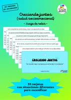 Vista previa - Tarjetas / Manipulativos - Juego de roles para trabajar salud emocional - Portada