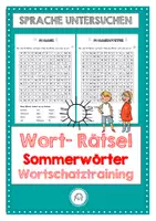 Vorschau - Arbeitsblätter - Bundle (Komplettpaket): Suchsel. Worträtsel - Seite 1