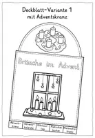 Vorschau - Arbeitsblätter - Adventsbräuche Klasse 1-2 FLIPBOOK differenziert - Seite 1