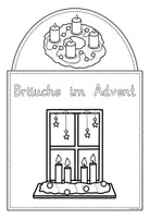 Vorschau - Arbeitsblätter - Adventsbräuche Klasse 1-2 FLIPBOOK differenziert - Seite 2