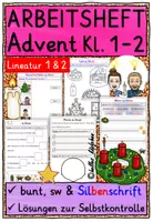 Vorschau - Arbeitsblätter - Advent Klasse 1-2 Grundschule XXL-Materialpaket - Seite 1