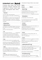 Vorschau - Arbeitsblätter - Hund Komplettpaket - mit Lesetext, Steckbrief, Lückentext, Suchsel, Quiz und Ausmalbildern - Seite 3