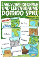 Vorschau - Arbeitsblätter - Landschaftsformen / Habitate Materialpaket Unterrichtsmaterial Deutsch / DAZ und Sachunterricht Grundschule - Seite 1