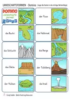 Vorschau - Arbeitsblätter - Landschaftsformen / Habitate Materialpaket Unterrichtsmaterial Deutsch / DAZ und Sachunterricht Grundschule - Seite 2