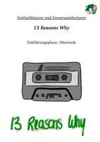 Vorschau - Test - Englischklausur, Einführungsphase, 13 Reasons Why, Charakterisierung Tony - Deckblatt