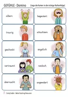Vorschau - Spiele - Gefühle Domino Deutsch / Sachunterricht - Seite 2