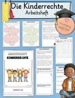 Vorschau - Stundenentwürfe - Kinderrechte - Arbeitsheft/ Verfassungsviertelstunde - Deckblatt