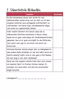 Vorschau - Arbeitsblätter - Lesespurgeschichte Weihnachten Katze, differenziert, Schnurrtastische Weihnachten, Lesen, Malen, Rätsel - Seite 3