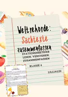 Vorschau - Stundenentwürfe - Stationenbetrieb Sachtextzusammenfassung: lesen, verstehen, zusammenfassen - Deckblatt