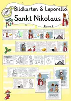 Vorschau - Arbeitsblätter - Ethik Sankt Nikolaus Kl. 4 Leporello u. Billdkarten - Deckblatt