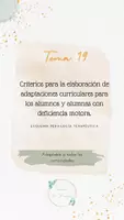 Vista previa - Para docentes: organización, planificación y formación - Oposiciones PT (todas las comunidades): Esquema tema 19 - Portada
