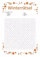 Vorschau - Spiele - Winterrätsel - Vertretung - Weihnachten - Rätsel 1 - Seite 1